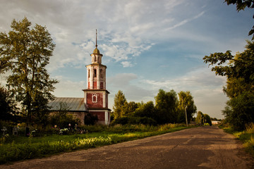 Church at dawn