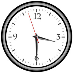 Uhr - Uhrzeit 3:30 am / pm