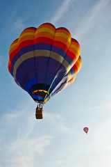 hot-air balloon in the sky