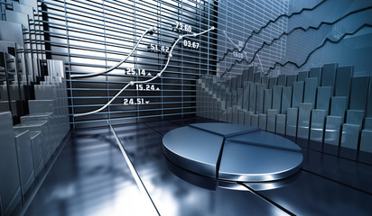 Stock market abstract background