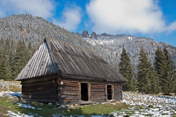 Shelter in Chochołowska Polana, Tatra Mountains