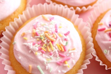 pink cupcakes