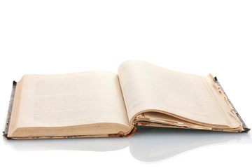 old book isolated on white