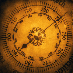 Barometer close up