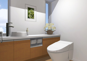 Restroomのパース