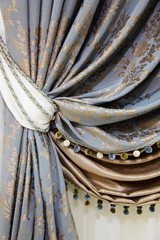 fragment of the beautiful curtains