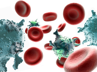 HIV cells in blood stream - 39273017