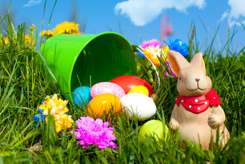 osterhase und eier