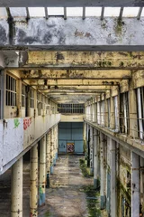 Fotobehang Old empty warehouse © tobago77