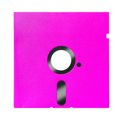 Vintage computer storage disk.