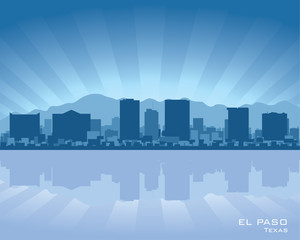Obraz premium El Paso skyline