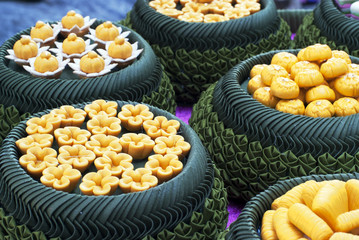 Miniature Thai dessert