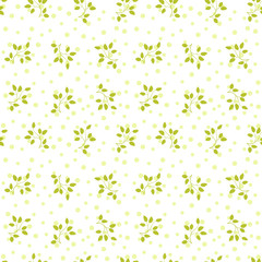 Obraz na płótnie Canvas Seamless leaf pattern