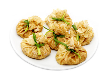 блины с мясом