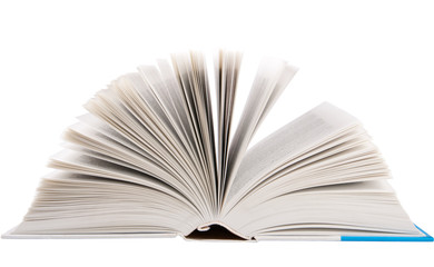 open book isolated on white