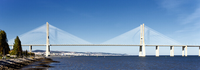 Vasco da Gama bridge in Lisbon