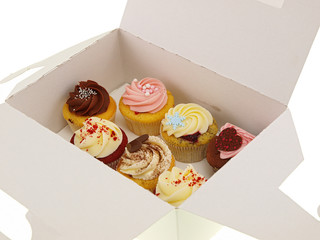 cupcakes in a box