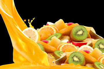 Fototapeta na wymiar Fruit mix