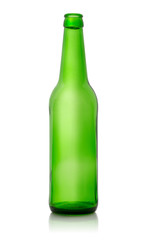 Green empty bottle