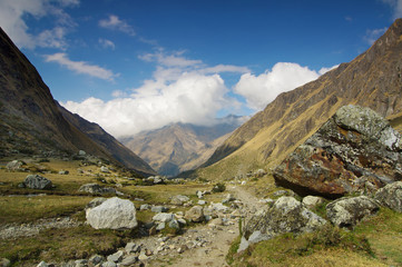 Fototapeta na wymiar Trekking w Andach