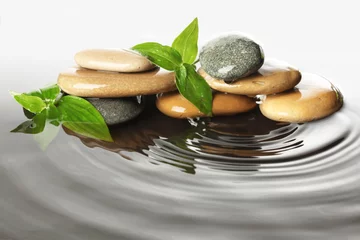 Poster Stones in water