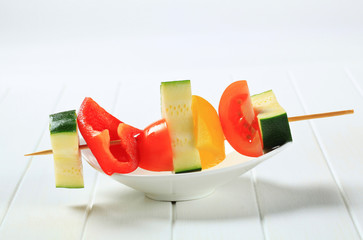 Vegetable skewer