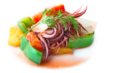 Stir Fried Tentacle Squid
