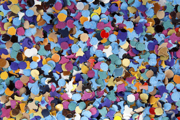 abstract color confetti - background paper