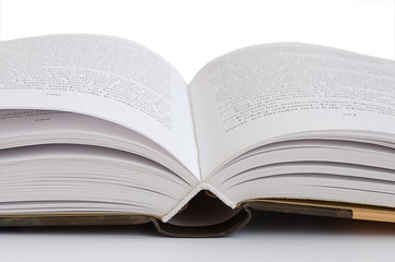 an open book