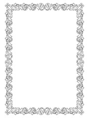 simple ornamental decorative frame