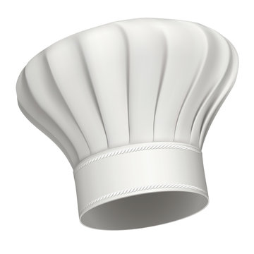 Chef hat vector icon isolated