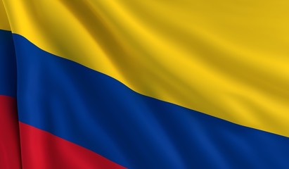 Fototapeta premium Flag of Colombia