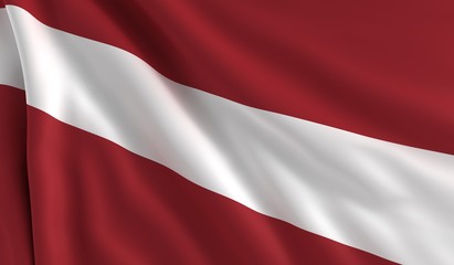 Flag of Latvia