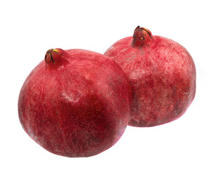 pomegranate isolated on white background
