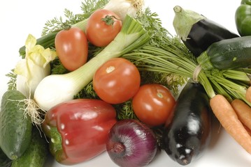 Bodegón con verduras, detalle