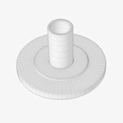 3d render of industrial part