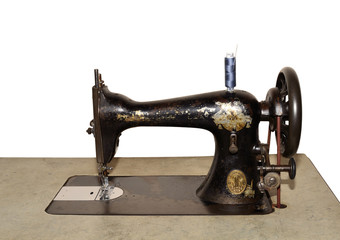 old sewing machine