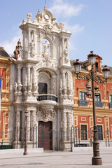 Fototapeta na wymiar Palacio de San Telmo in Seville