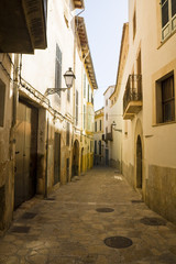 Fototapeta na wymiar Mainstreet w Palma de Mallorca, Majorka, Hiszpania