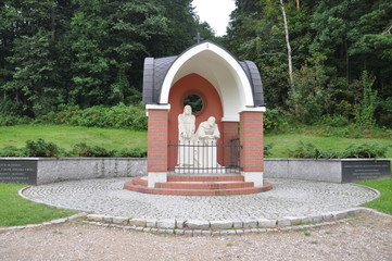 Way of the Cross station 1, Gietrzwałd Sanctuary