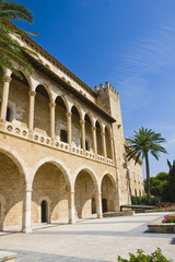 Naklejka premium Almudaina palace in Palma de Mallorca,Majorca island from Spain