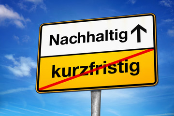 Obraz premium Nachhaltigkeit