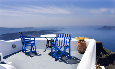 Santorini's roof
