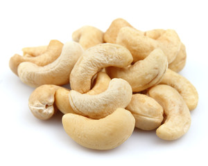 Heap of dried cashew