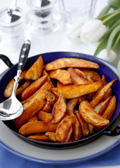 Fried Potato Wedges