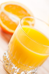 Glass of orange juice