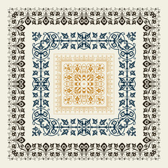 Obraz premium retro frames set