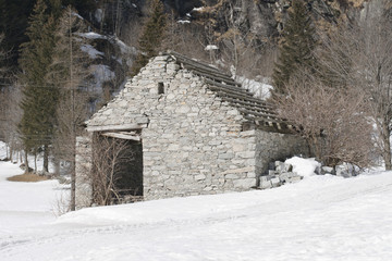 ruined house