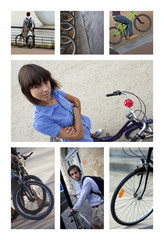 Transport, urbain, vélo, transport vert, écologie, cycle