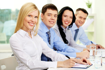 Obraz premium Business colleagues